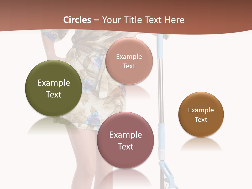 Housewife Cosiness Person PowerPoint Template