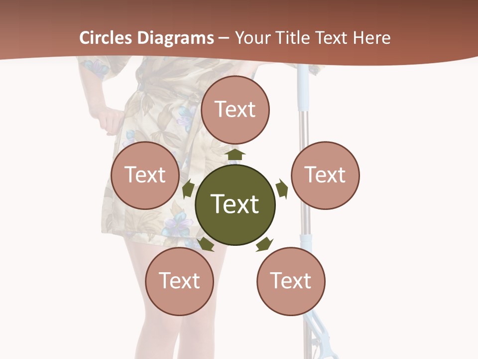 Housewife Cosiness Person PowerPoint Template