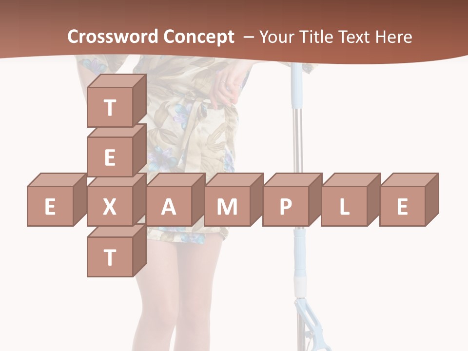 Housewife Cosiness Person PowerPoint Template