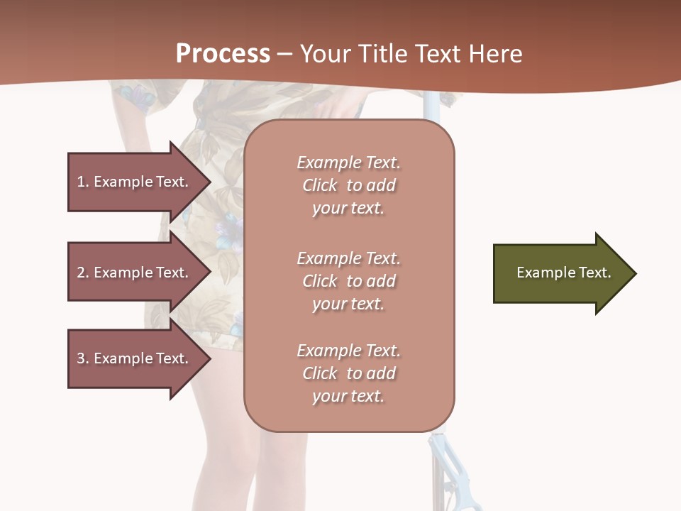 Housewife Cosiness Person PowerPoint Template