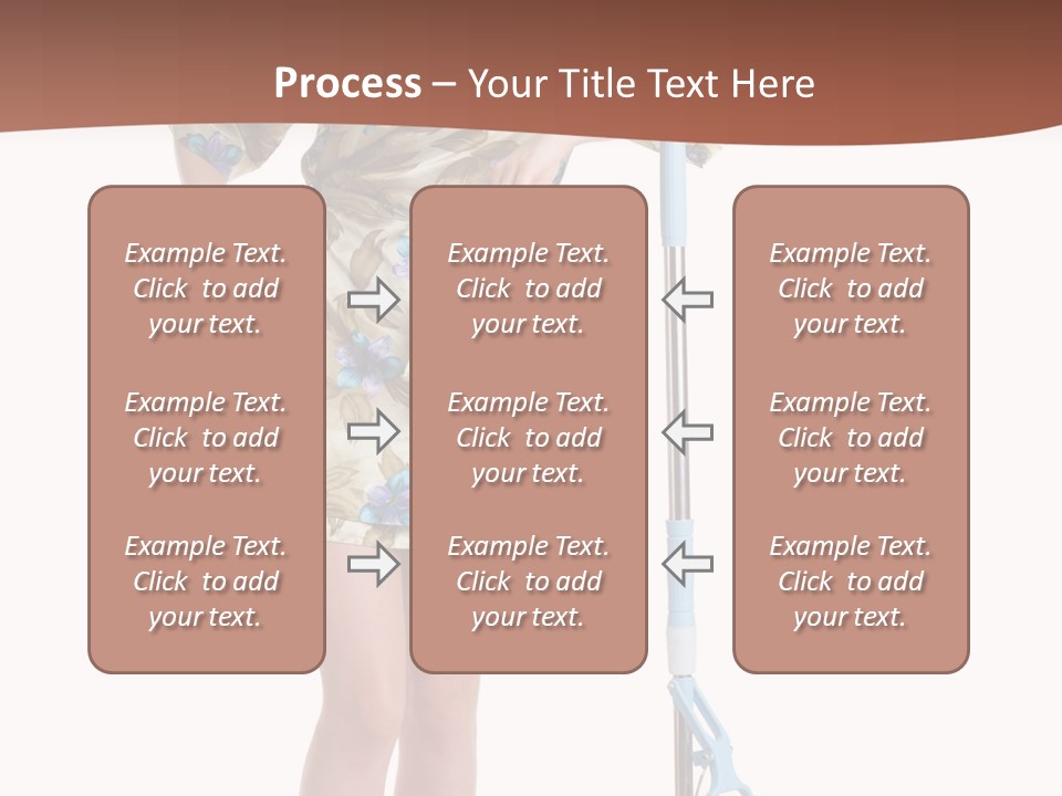 Housewife Cosiness Person PowerPoint Template