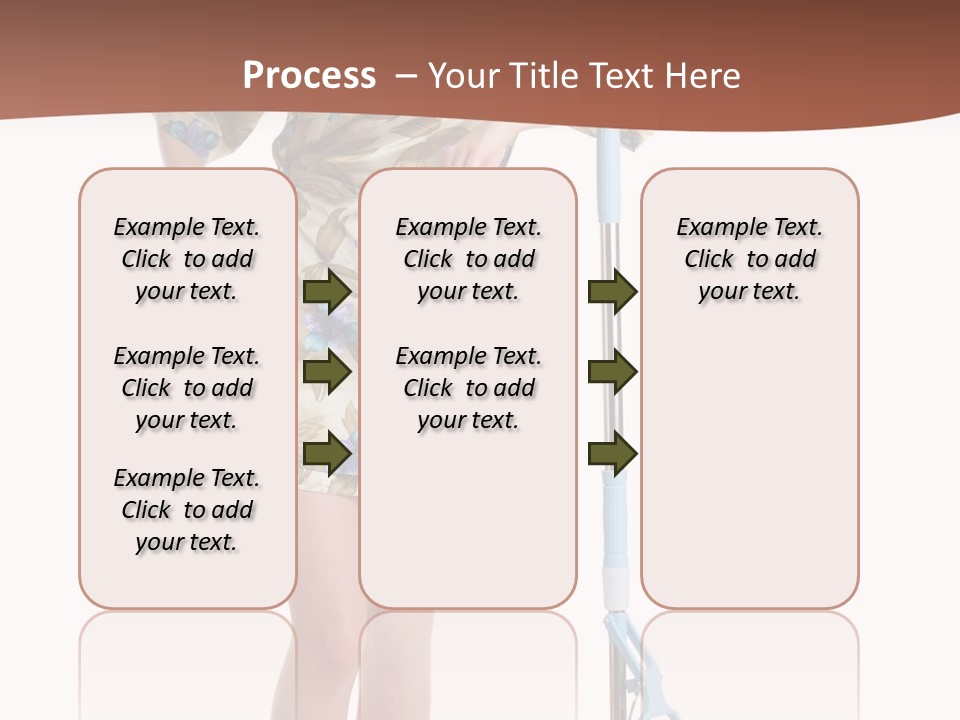 Housewife Cosiness Person PowerPoint Template