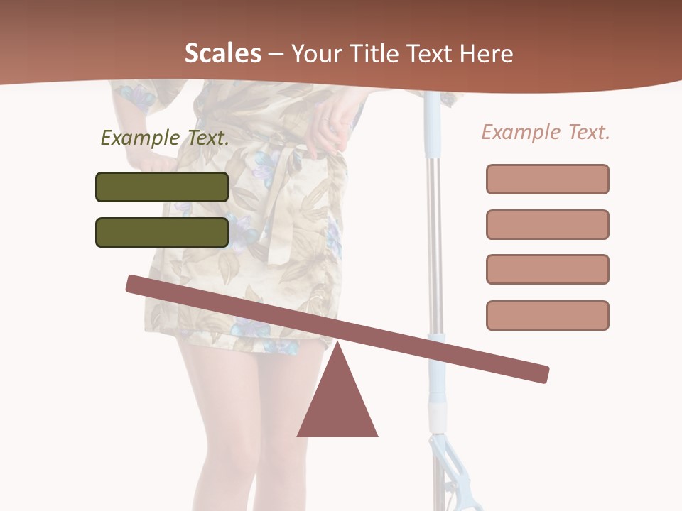 Housewife Cosiness Person PowerPoint Template