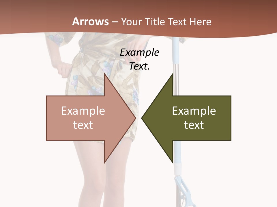 Housewife Cosiness Person PowerPoint Template