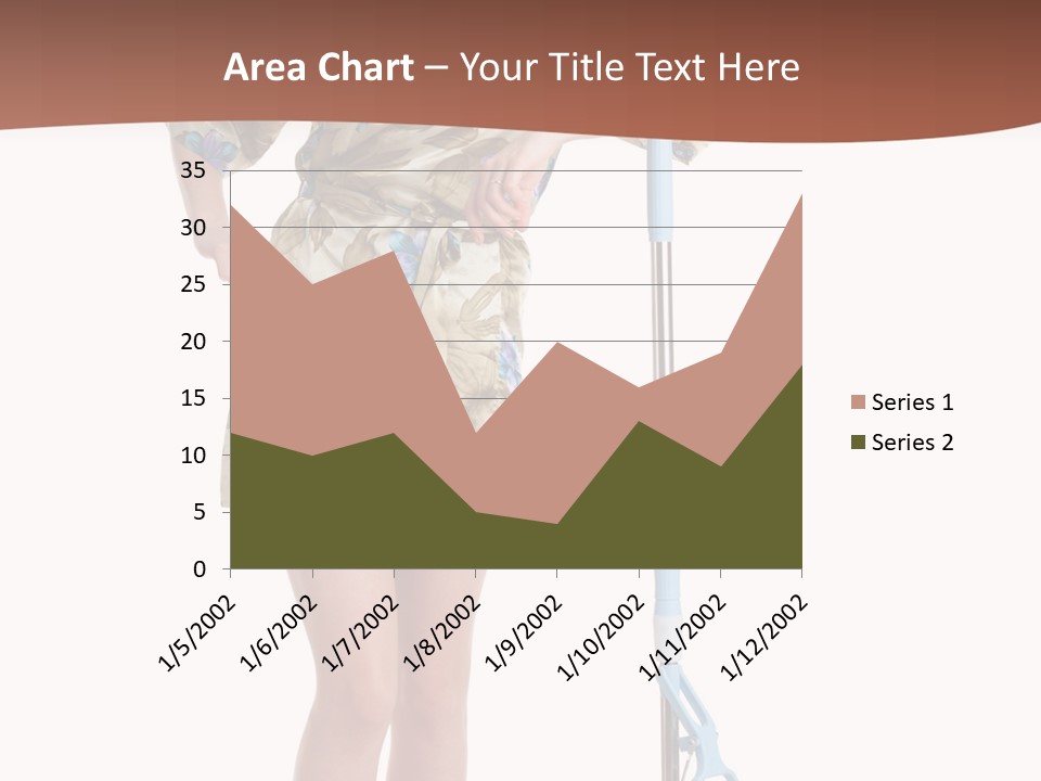 Housewife Cosiness Person PowerPoint Template