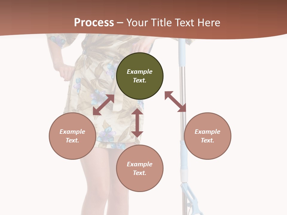 Housewife Cosiness Person PowerPoint Template