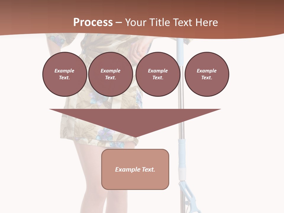 Housewife Cosiness Person PowerPoint Template
