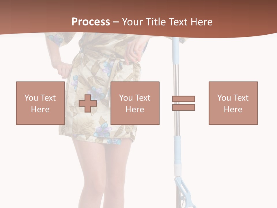 Housewife Cosiness Person PowerPoint Template