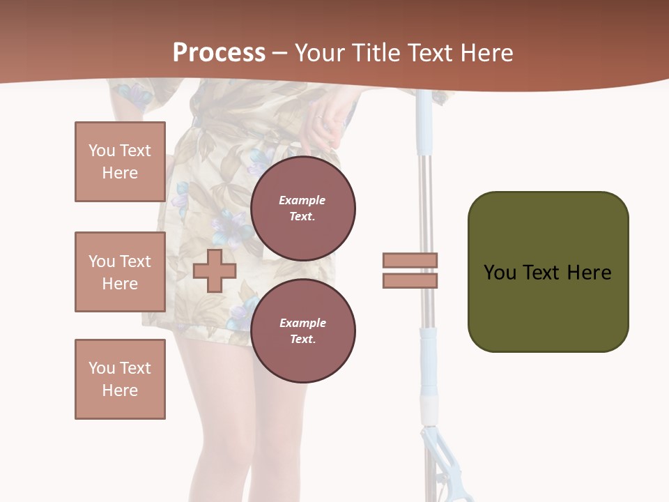 Housewife Cosiness Person PowerPoint Template