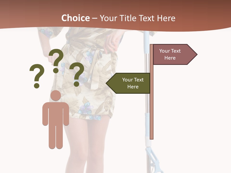 Housewife Cosiness Person PowerPoint Template