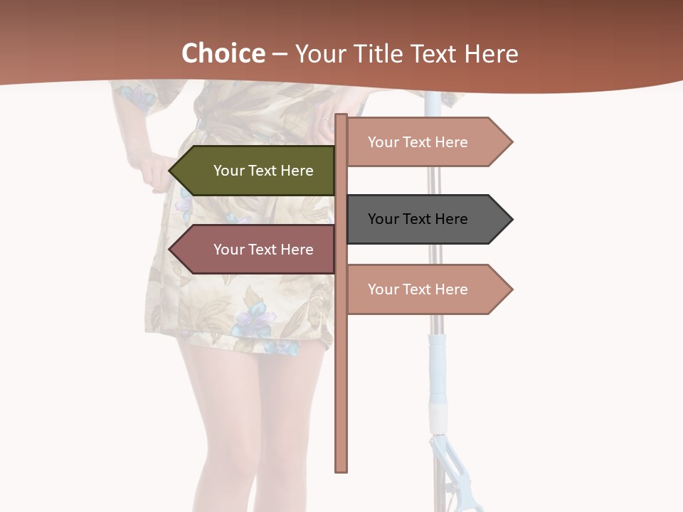 Housewife Cosiness Person PowerPoint Template