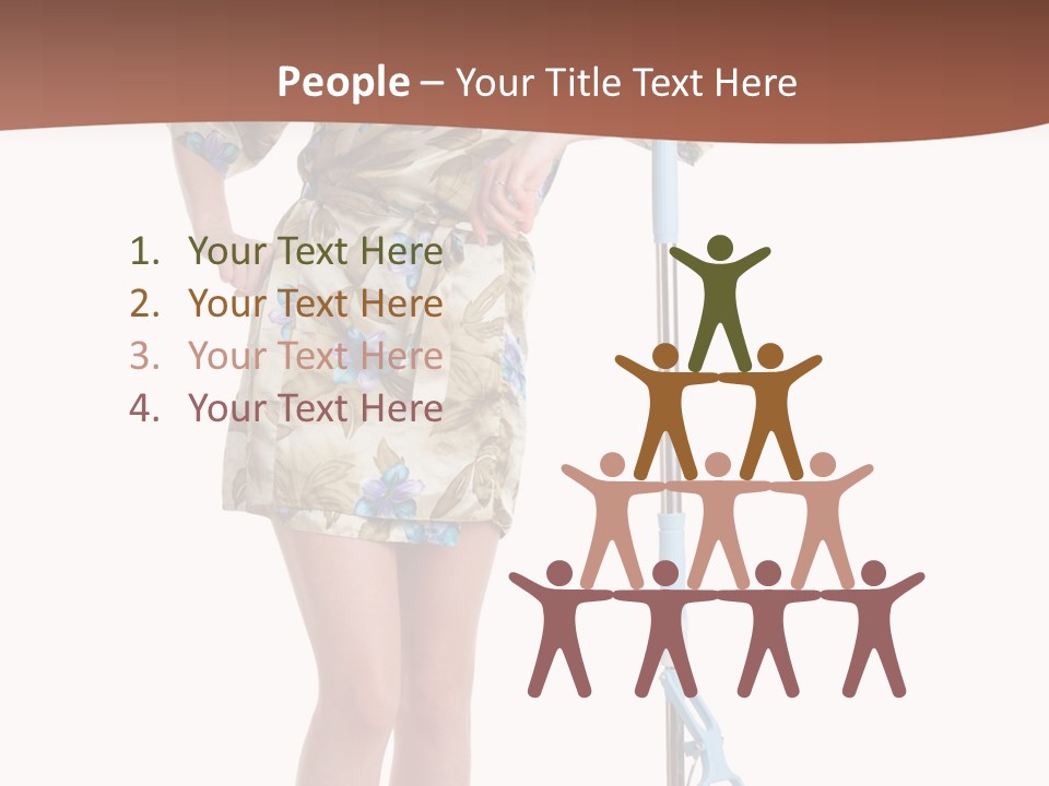 Housewife Cosiness Person PowerPoint Template