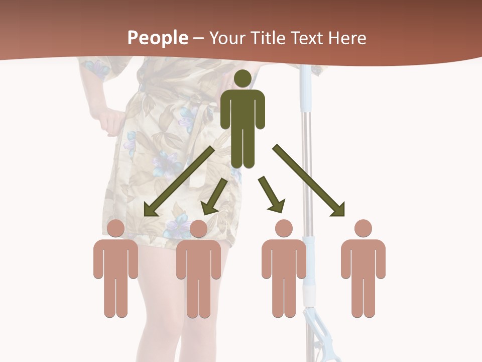 Housewife Cosiness Person PowerPoint Template