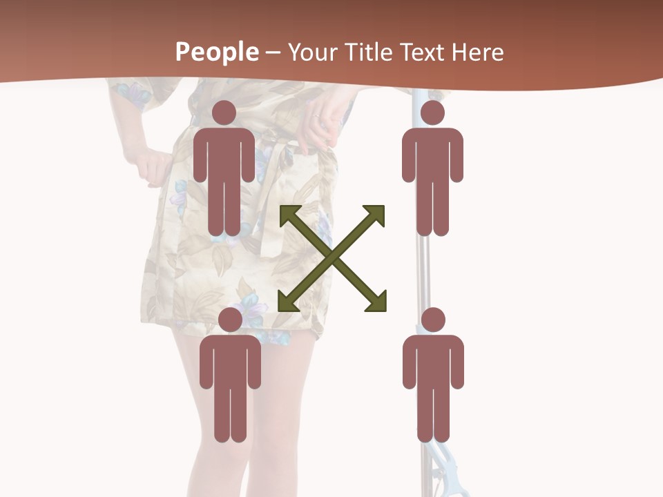 Housewife Cosiness Person PowerPoint Template