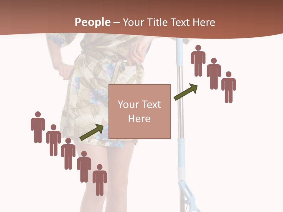 Housewife Cosiness Person PowerPoint Template