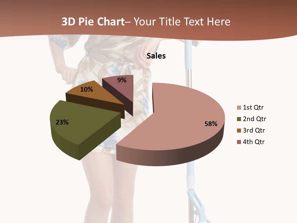 Housewife Cosiness Person PowerPoint Template
