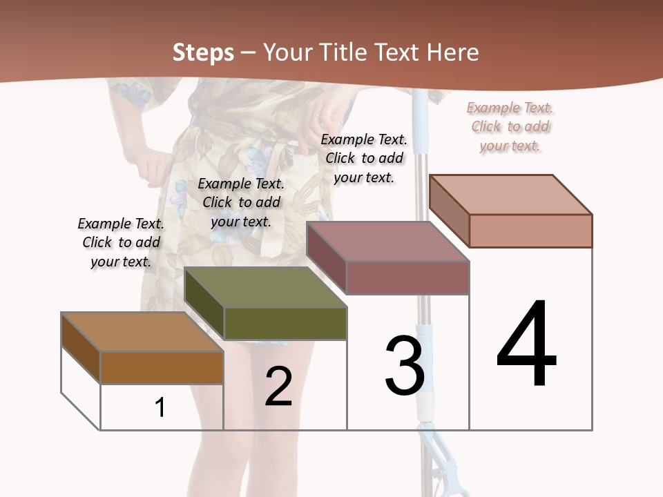 Housewife Cosiness Person PowerPoint Template