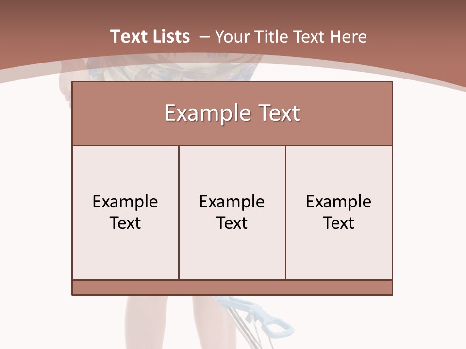 Housekeeping Mopping Lady PowerPoint Template