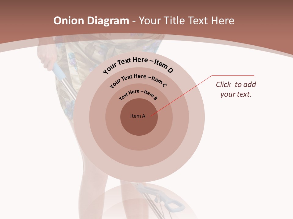 Housekeeping Mopping Lady PowerPoint Template