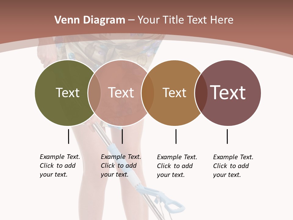 Housekeeping Mopping Lady PowerPoint Template