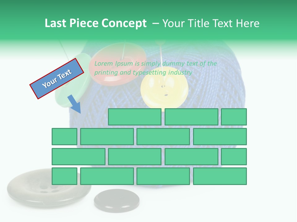 Needlework Circular Repair PowerPoint Template