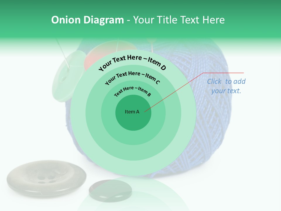 Needlework Circular Repair PowerPoint Template