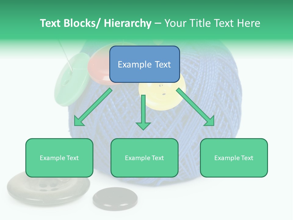 Needlework Circular Repair PowerPoint Template