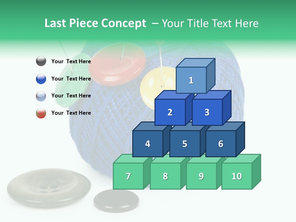 Needlework Circular Repair PowerPoint Template