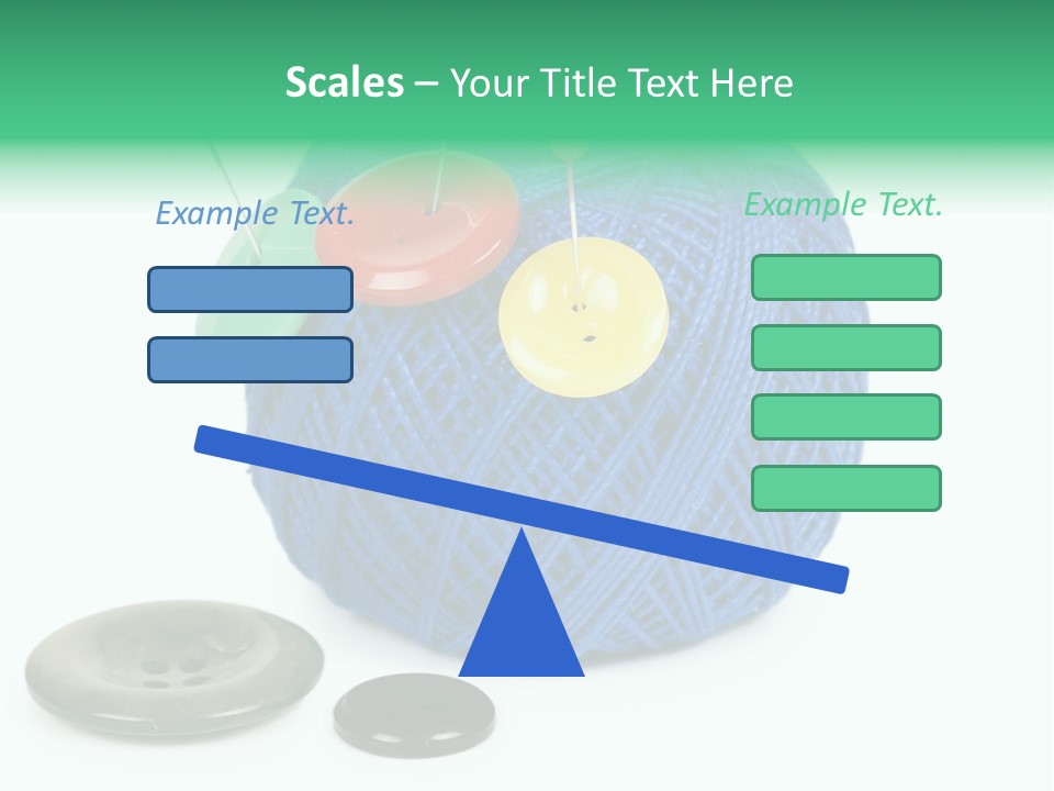 Needlework Circular Repair PowerPoint Template