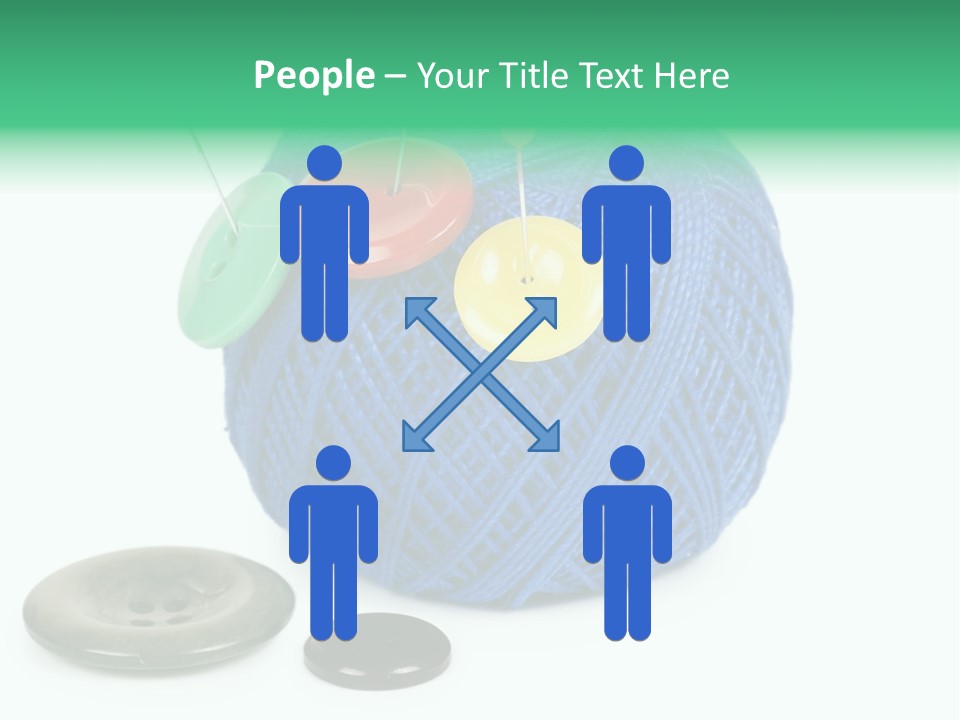 Needlework Circular Repair PowerPoint Template