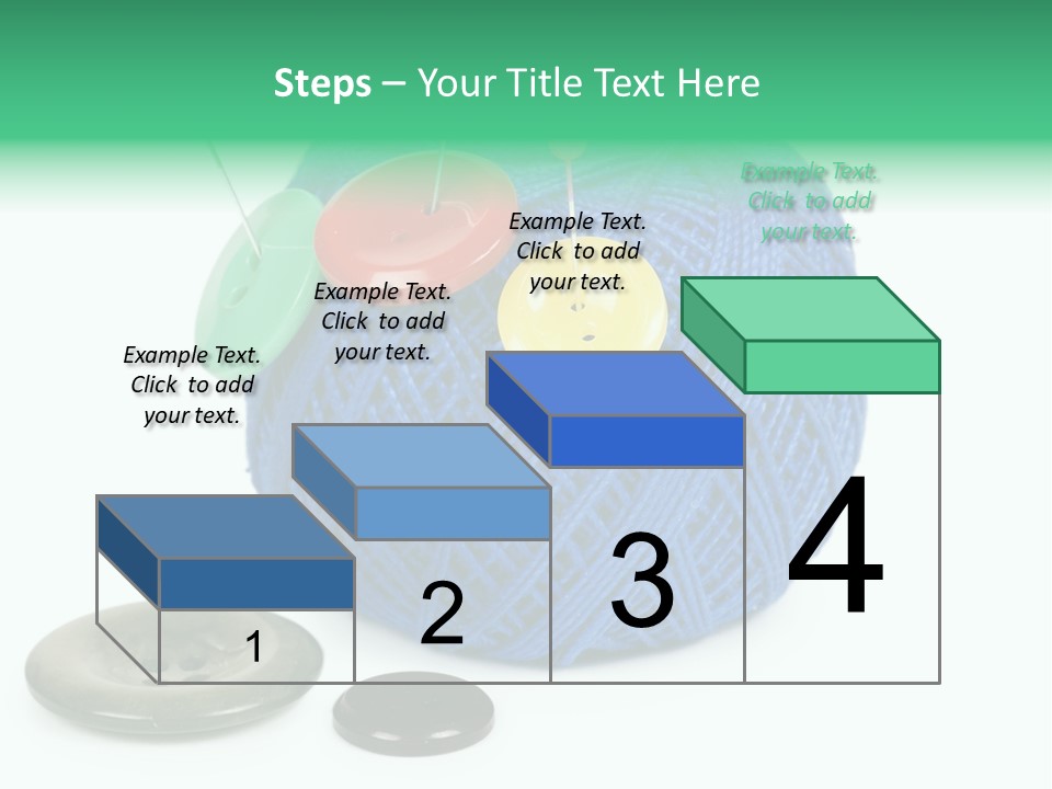 Needlework Circular Repair PowerPoint Template