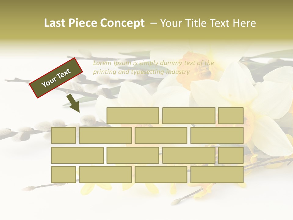 Decoration Garden Holiday PowerPoint Template