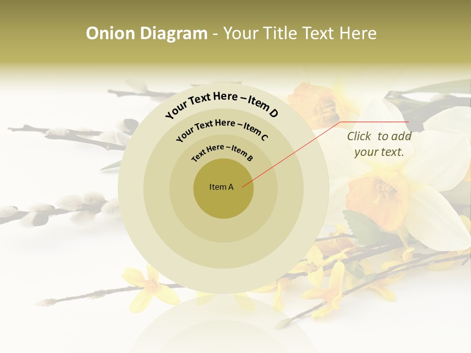 Decoration Garden Holiday PowerPoint Template