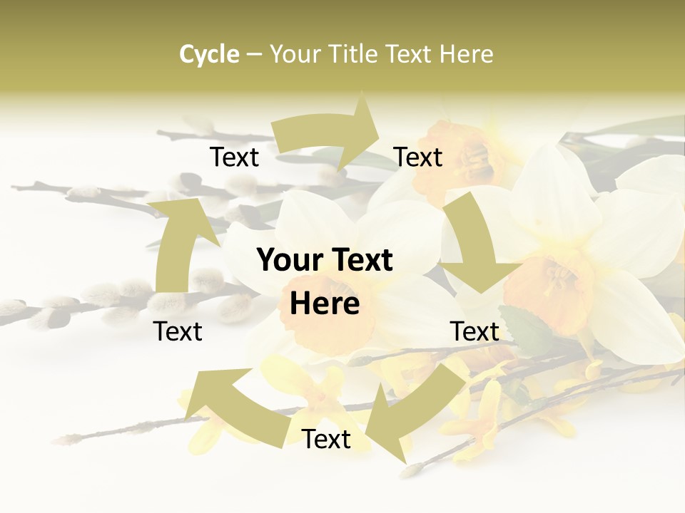 Decoration Garden Holiday PowerPoint Template