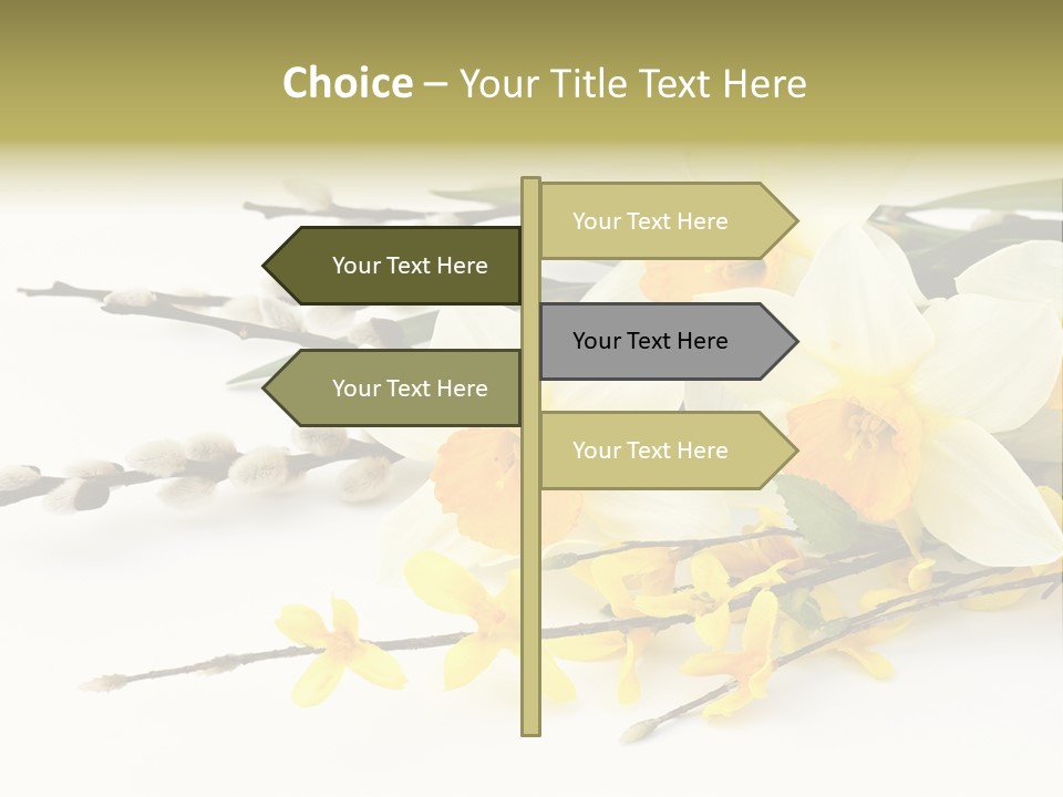 Decoration Garden Holiday PowerPoint Template