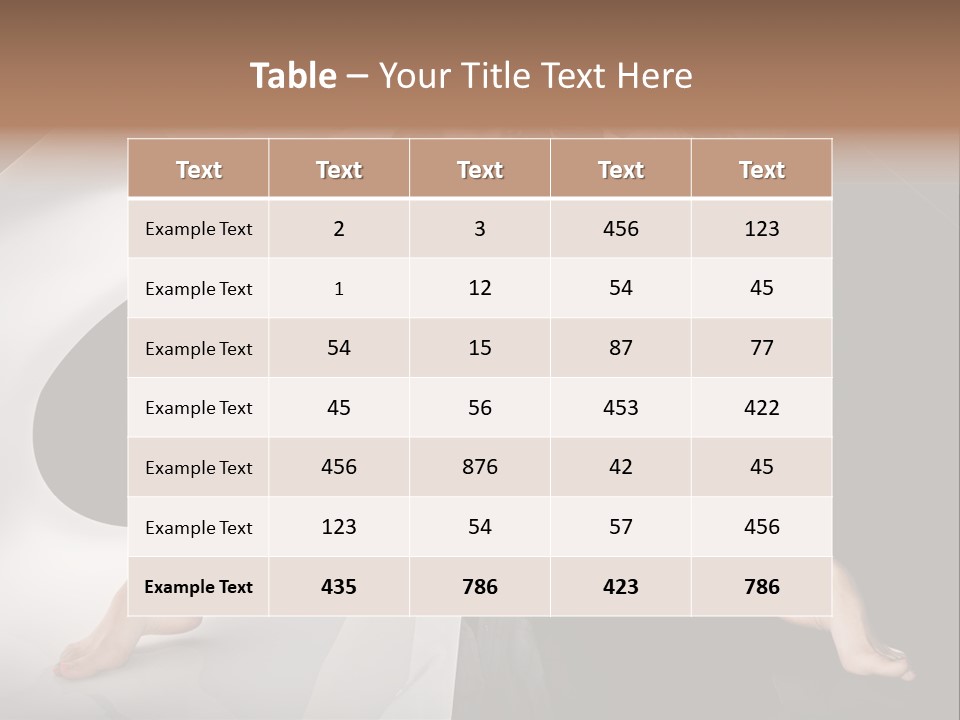 Space Concept Sensual PowerPoint Template