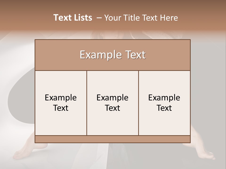 Space Concept Sensual PowerPoint Template