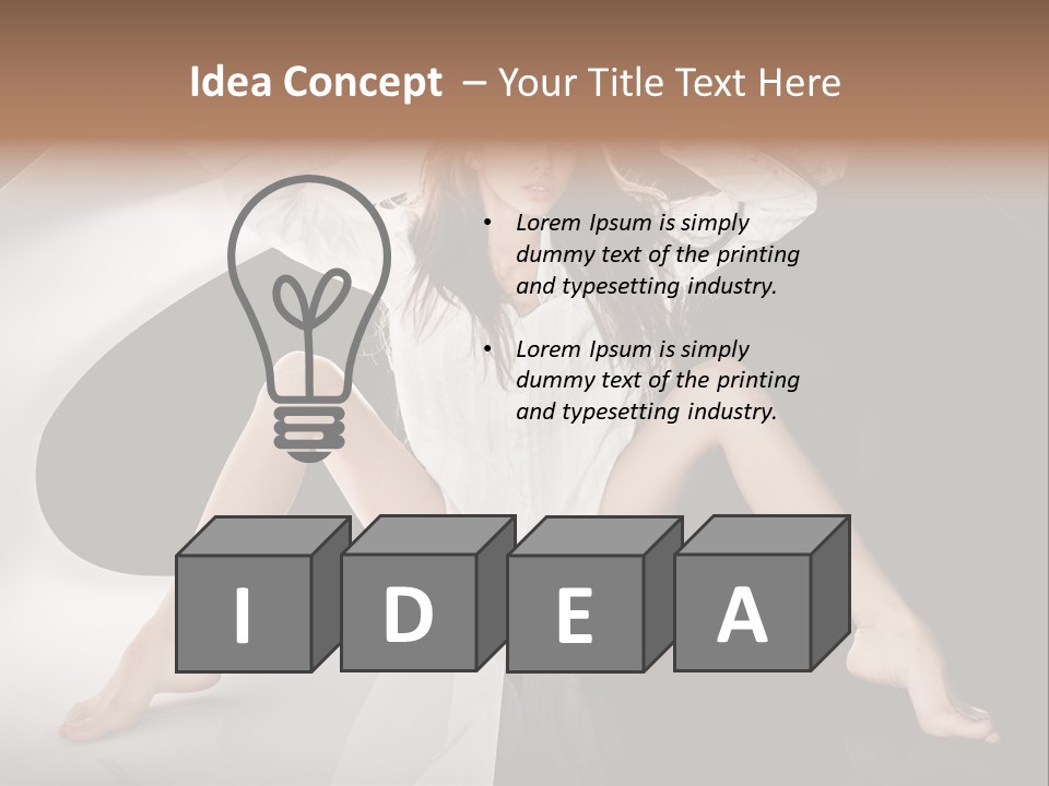 Space Concept Sensual PowerPoint Template