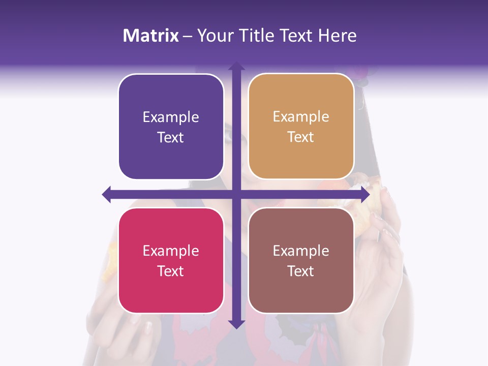 Portrait Fashion Teenagers PowerPoint Template