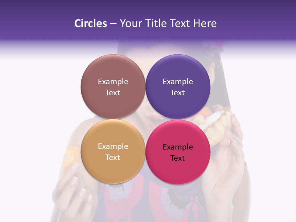 Portrait Fashion Teenagers PowerPoint Template