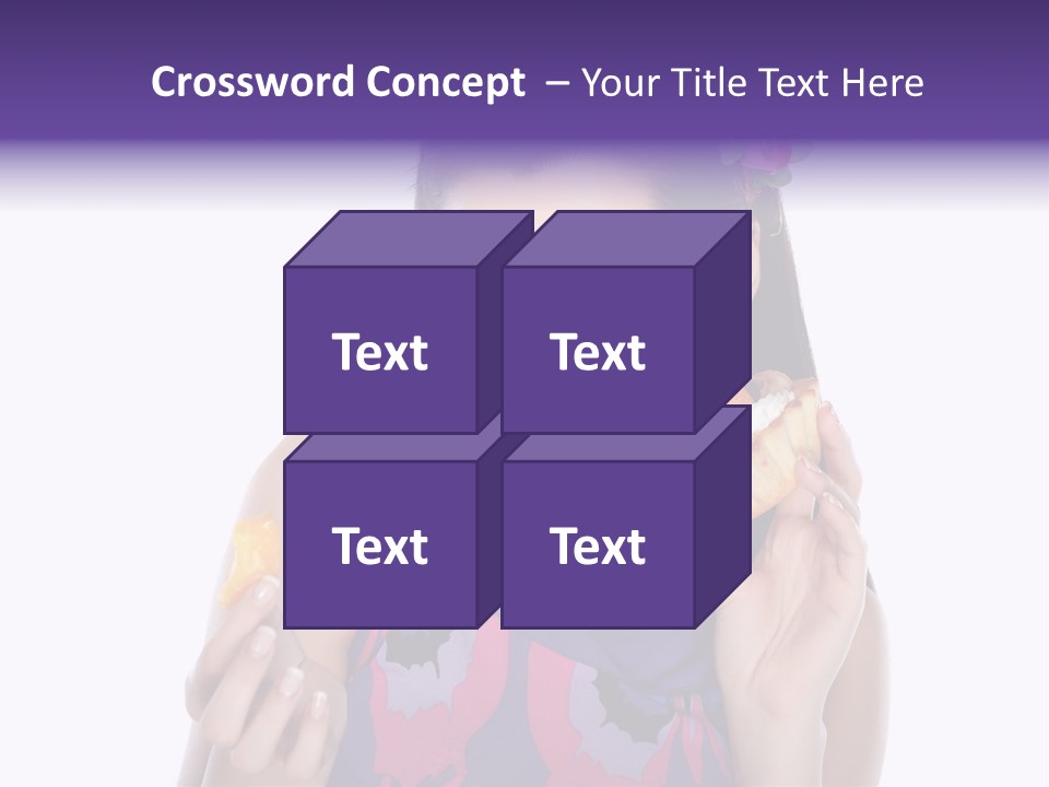 Portrait Fashion Teenagers PowerPoint Template