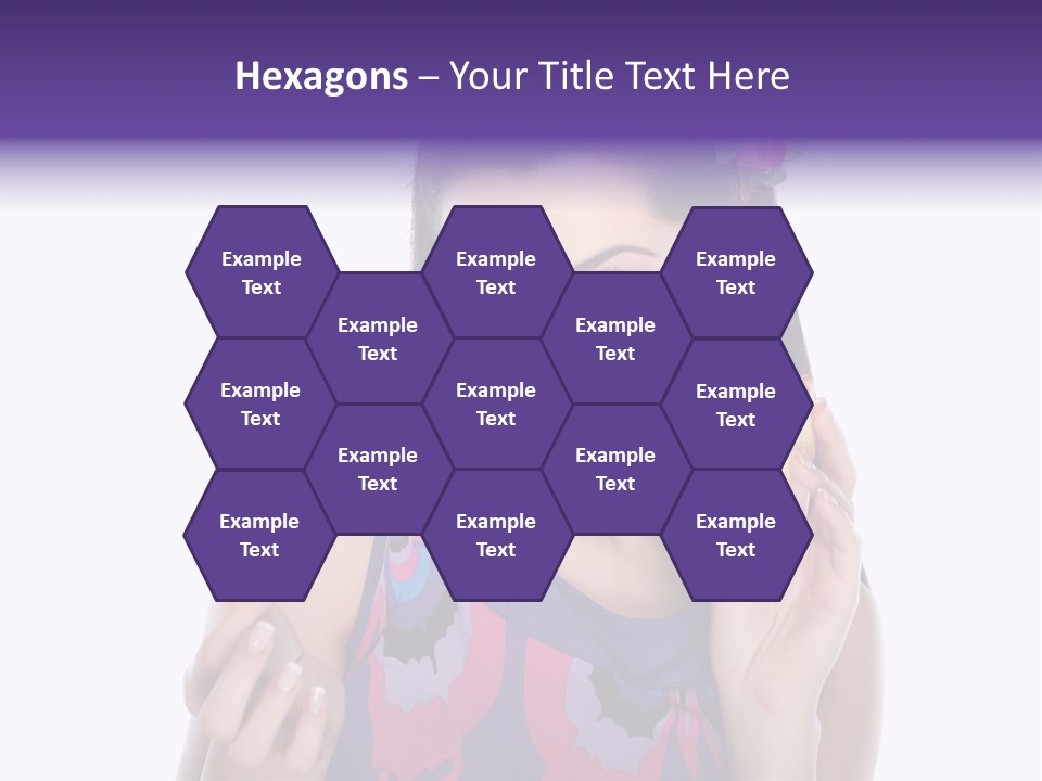 Portrait Fashion Teenagers PowerPoint Template