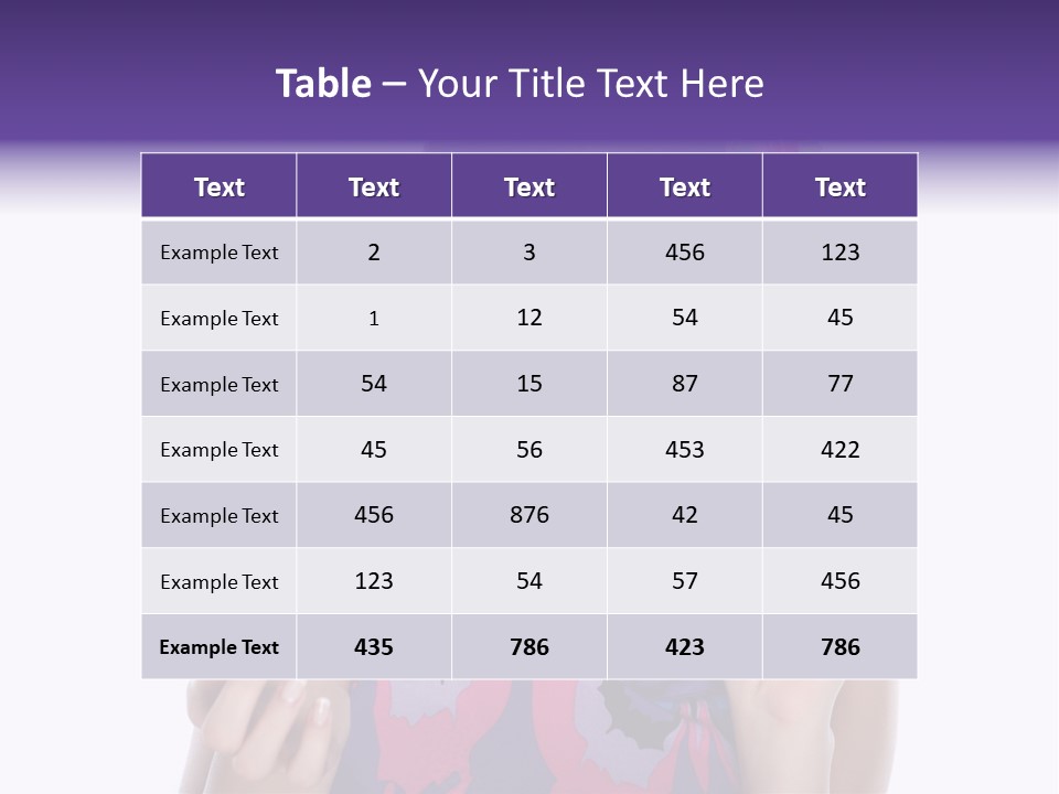 Portrait Fashion Teenagers PowerPoint Template