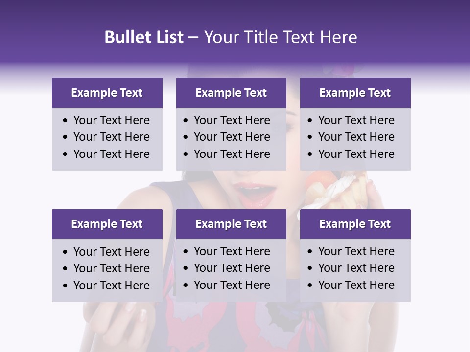 Portrait Fashion Teenagers PowerPoint Template