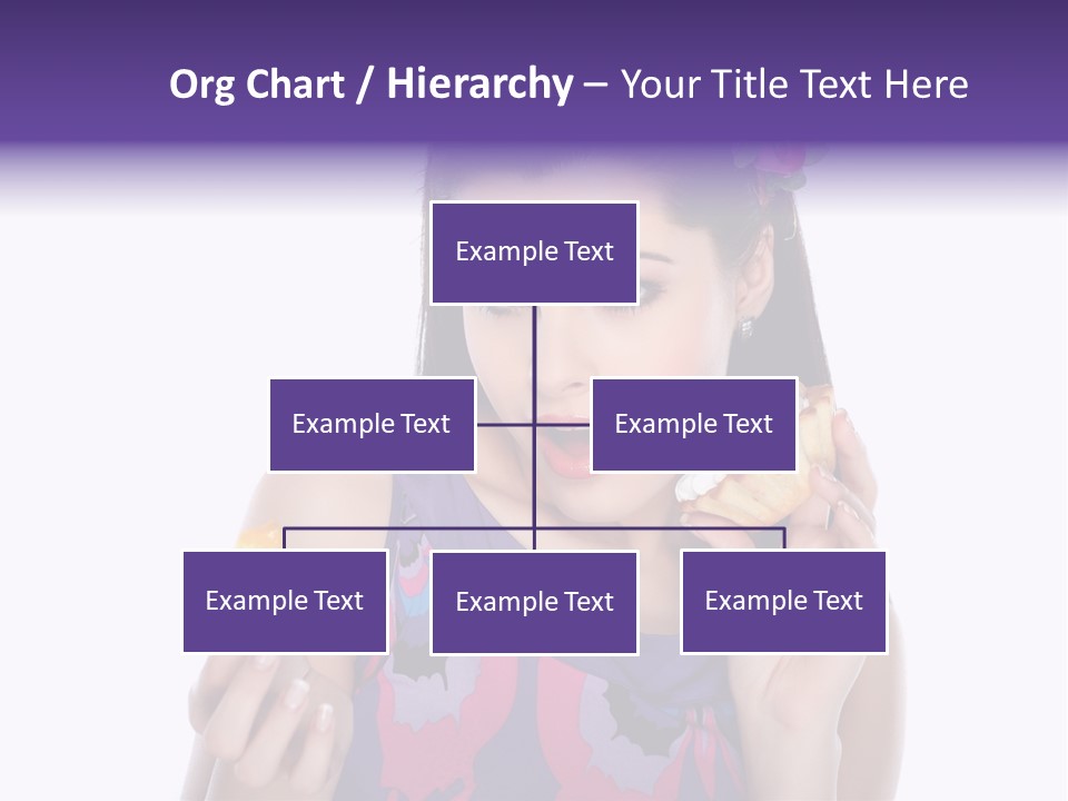 Portrait Fashion Teenagers PowerPoint Template