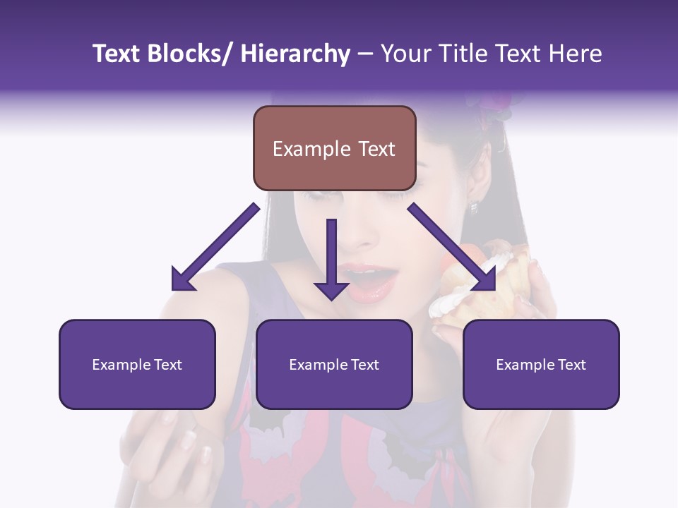 Portrait Fashion Teenagers PowerPoint Template