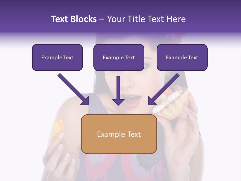 Portrait Fashion Teenagers PowerPoint Template