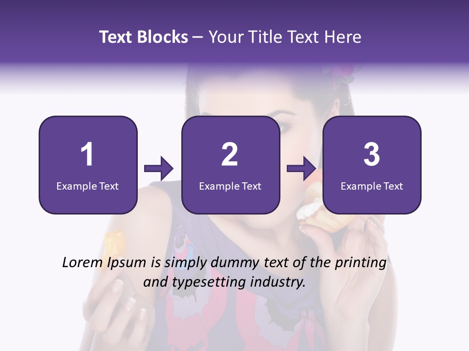 Portrait Fashion Teenagers PowerPoint Template