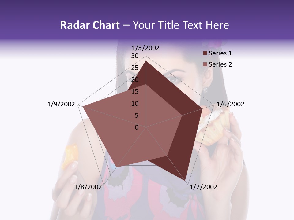 Portrait Fashion Teenagers PowerPoint Template