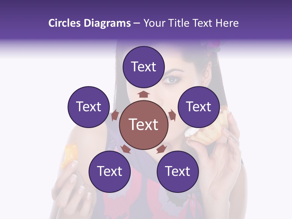 Portrait Fashion Teenagers PowerPoint Template